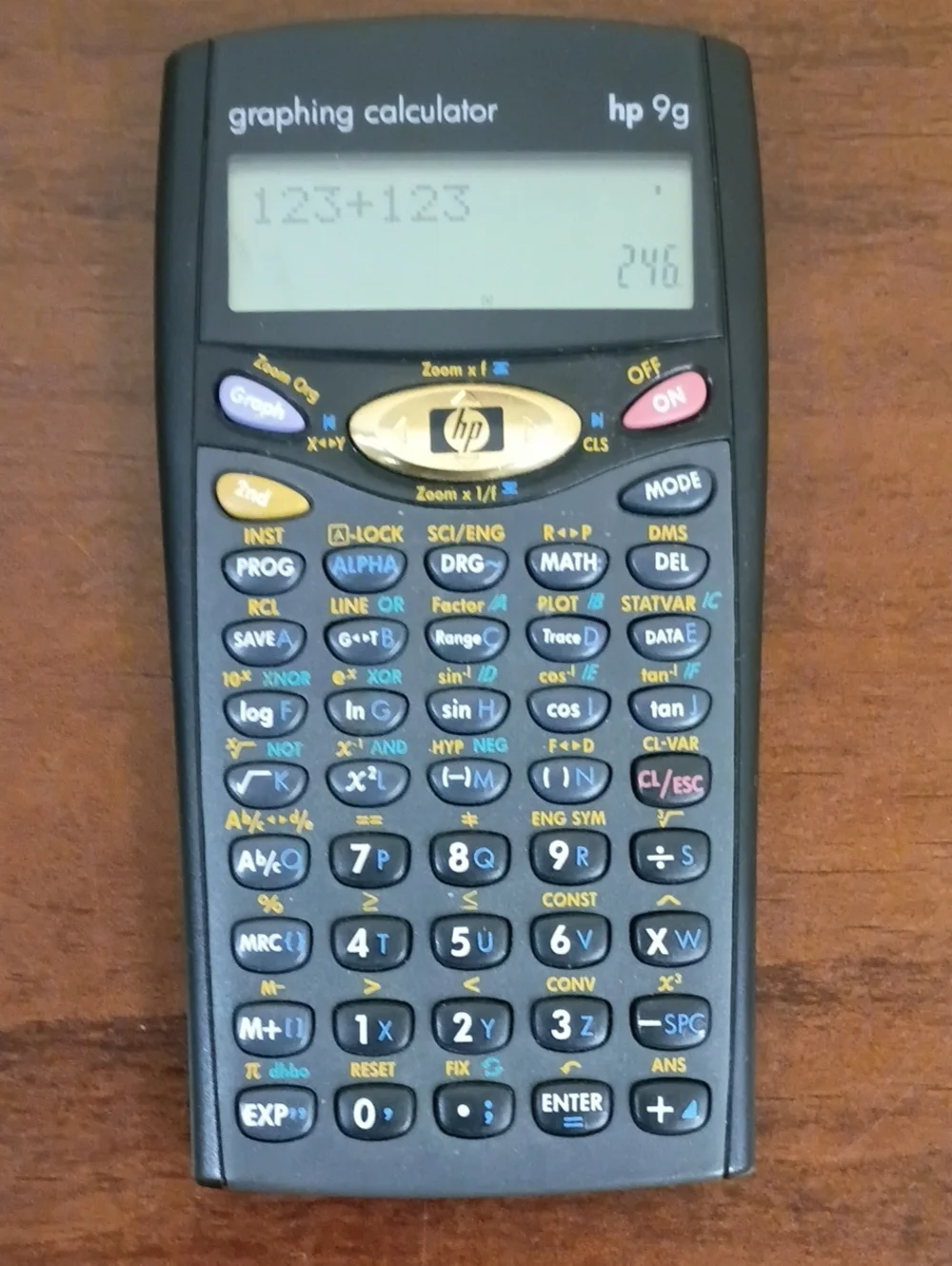 Hewlett Packard HP 9G Scientific Graphing Calculator With Sliding Cover